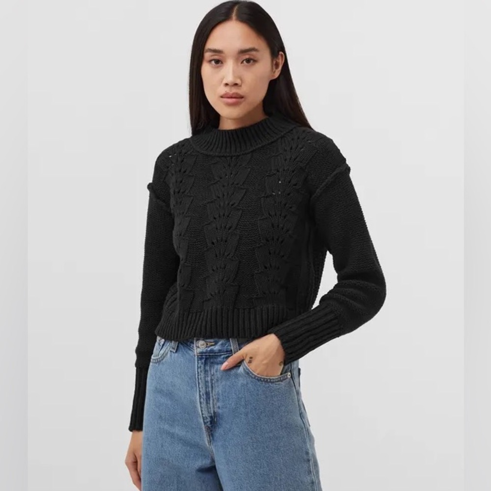Free People Black Sweater NWT - Picture 3 of 8